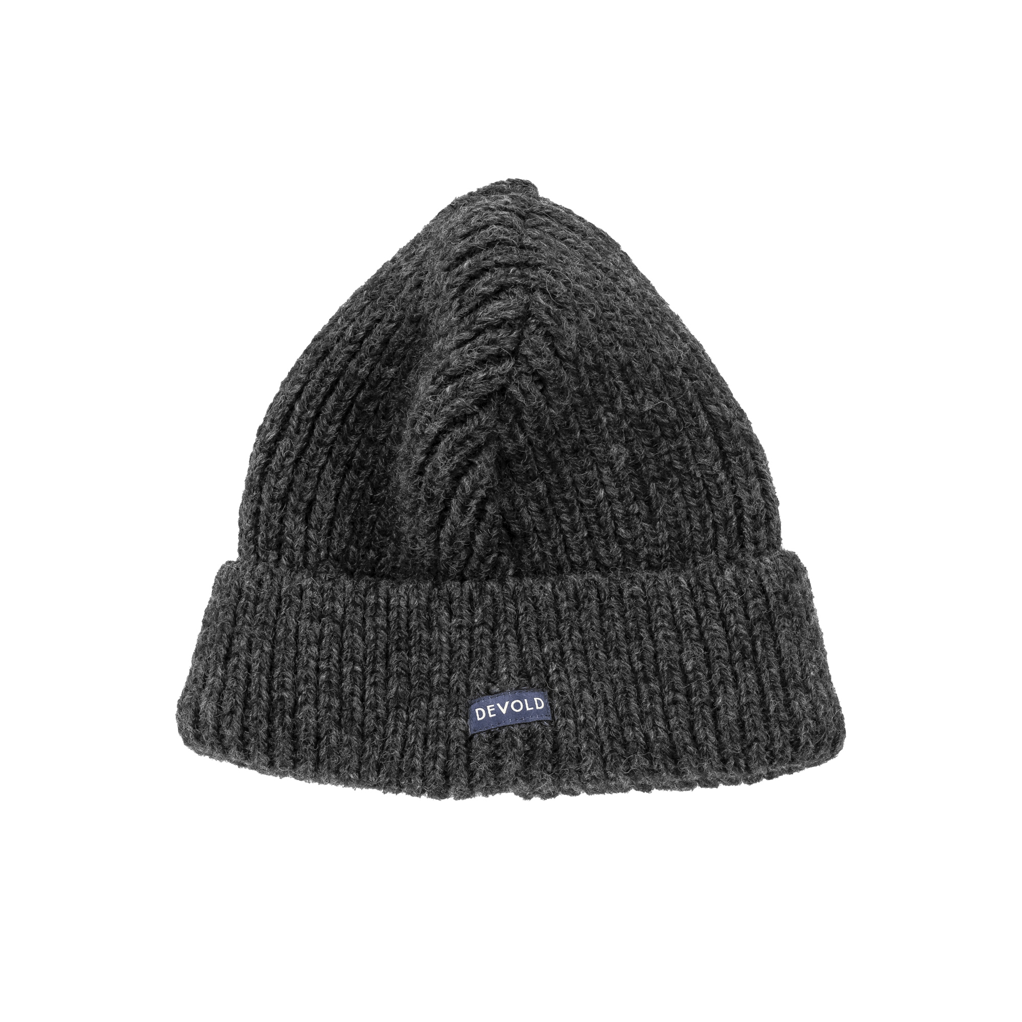 Devold Nansen Wool Beanie Anthracite