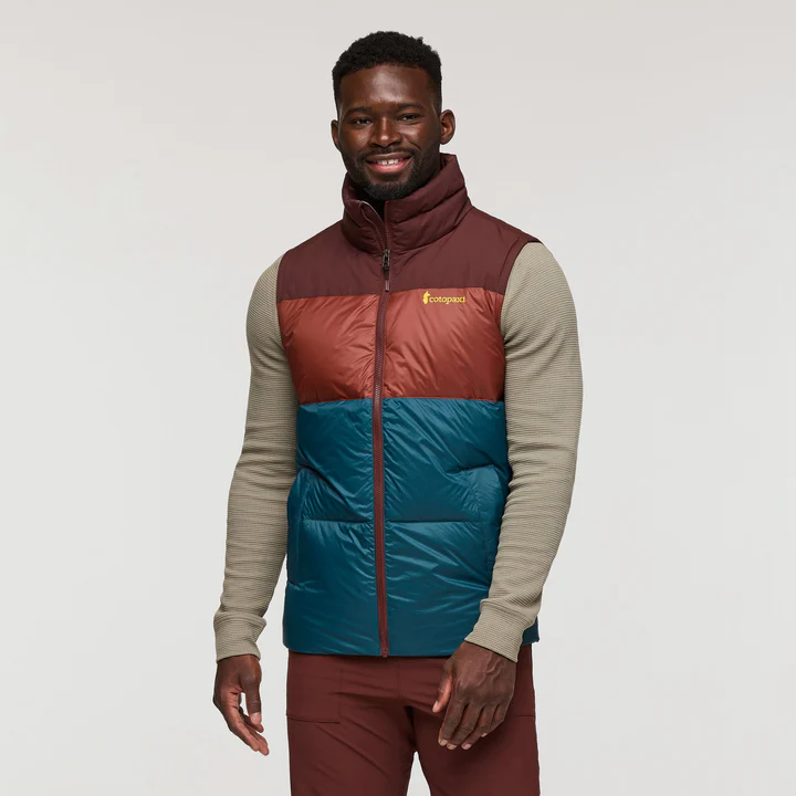 Cotopaxi Solazo Down Vest Chestnut And Rusty