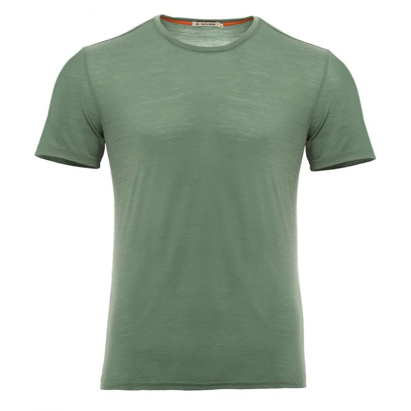 Aclima Aclima LightWool 140 T-shirt Mens Dark Ivy 101656 Platou Sport 1