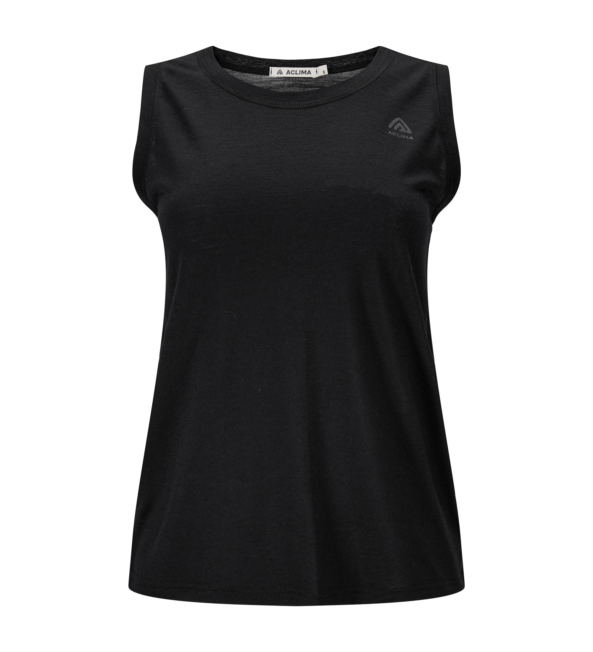 Aclima Aclima Lightwool 140 Singlet V2 Womens Jet Black 110271 Platou Sport 1