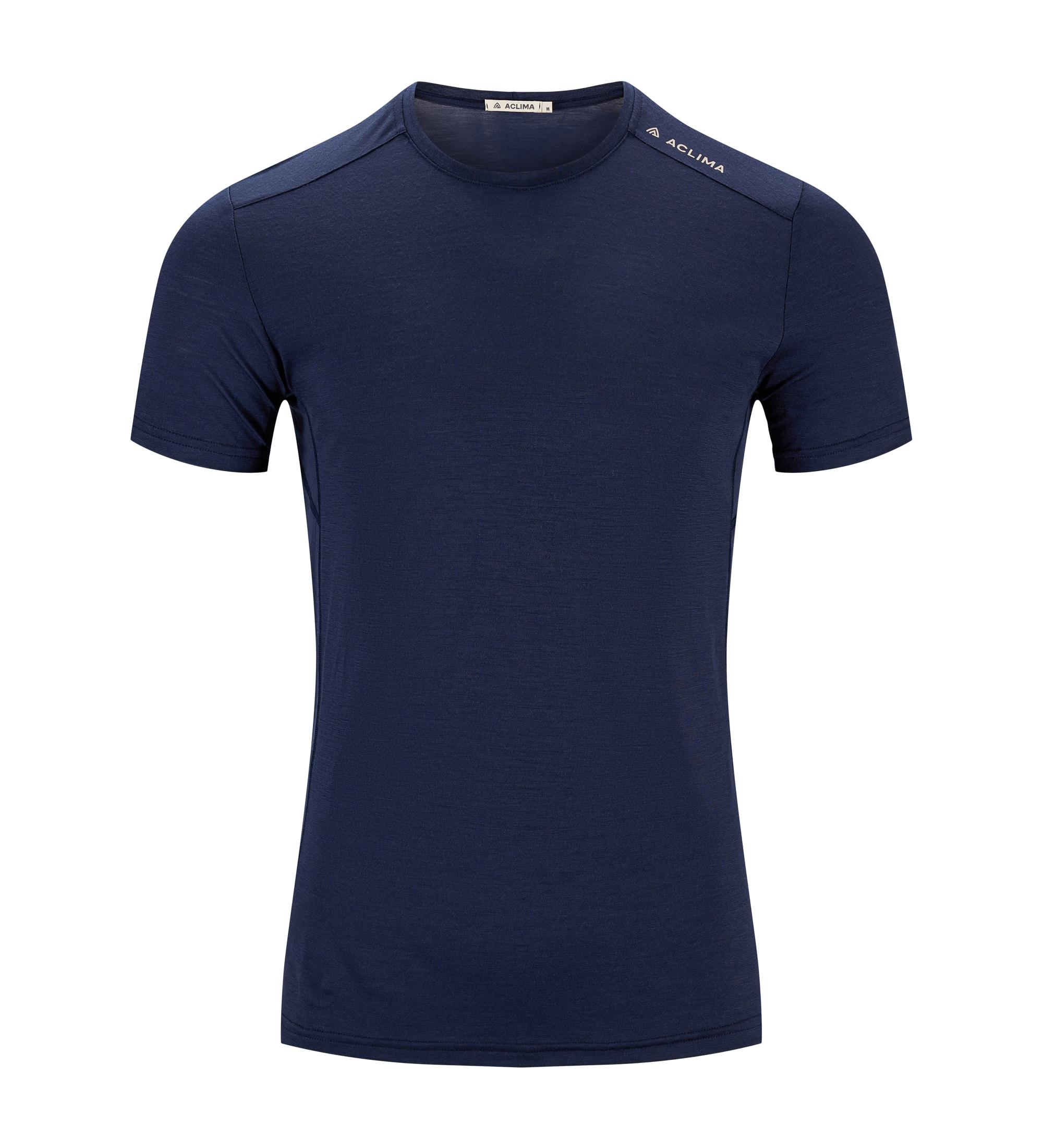 Aclima Aclima Lightwool 140 Trail Tee Mens Navy Blazer 110274 Platou Sport 1