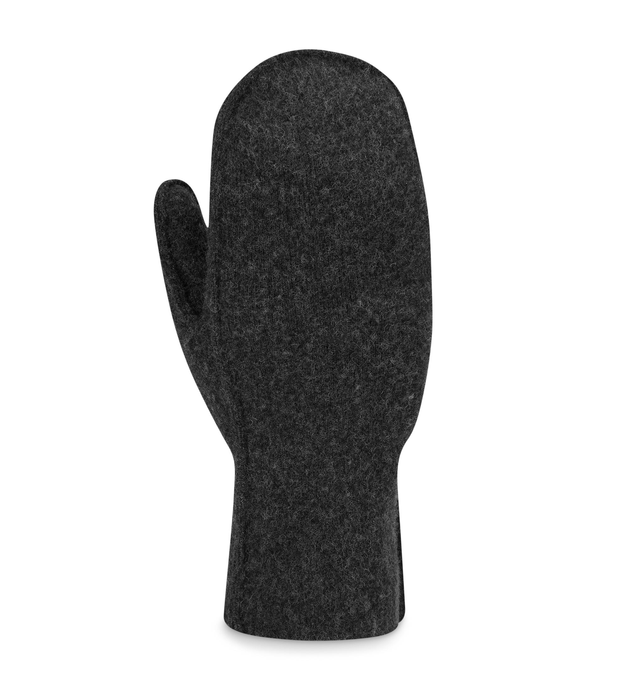 Aclima Aclima Reborn Felted Mittens Dark Grey Melange 110738 Platou Sport 1