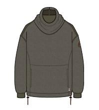 Aclima Aclima Reborn Terry Pullover Unisex Forest Melange 108446 Platou Sport 1