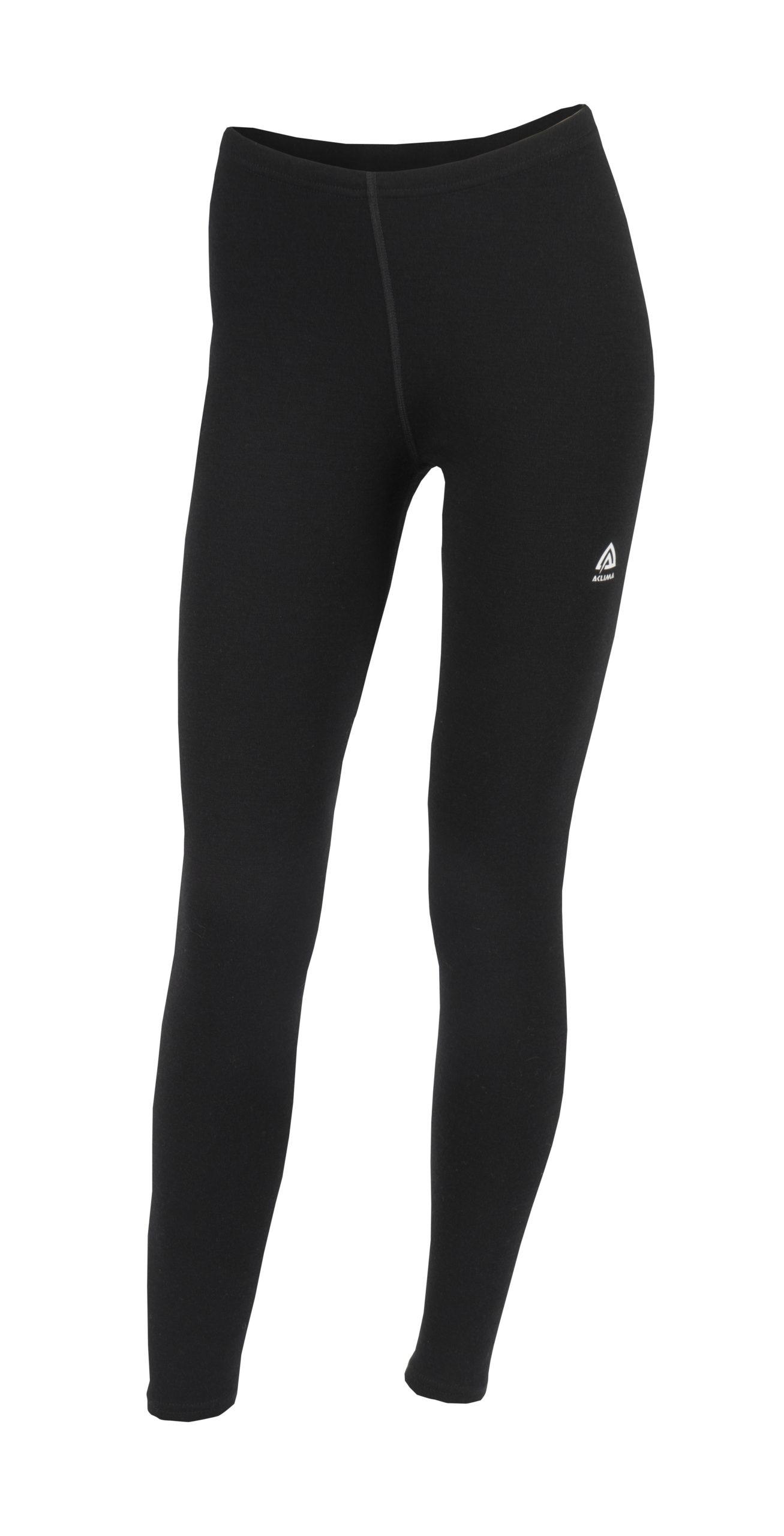 Aclima Aclima WarmWool Longs Womens Jet Black S-U400WI2W_00001 Platou Sport 1