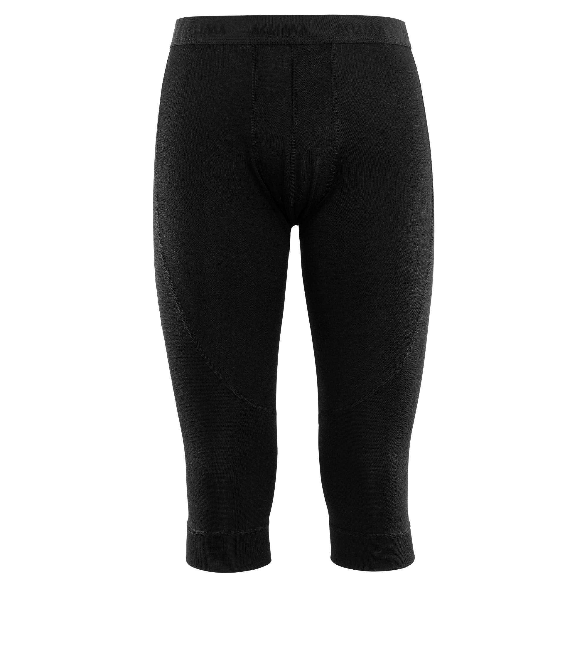 Aclima Aclima Warmwool 3-4 Longs Mens Jet Black S-U434WI2M_00002 Platou Sport 1