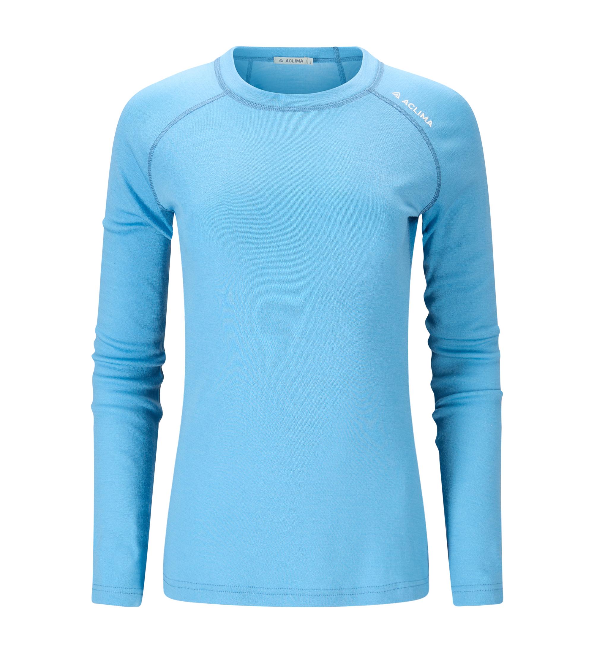 Aclima Aclima Warmwool Crewneck Womens Niagara 101702 Platou Sport 1