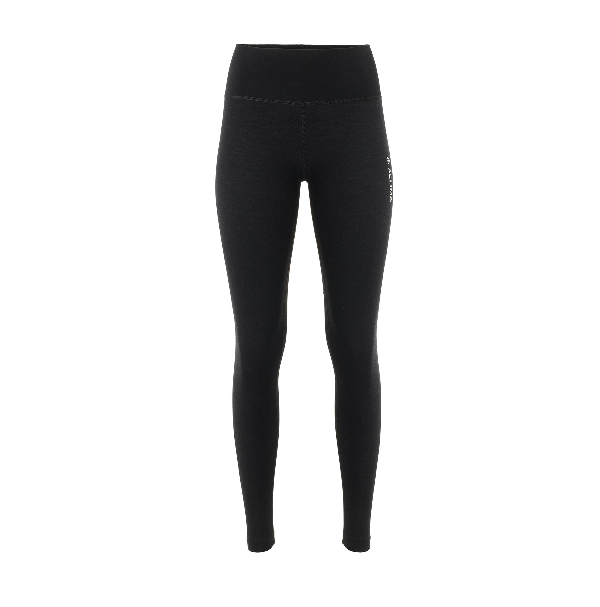 Aclima Aclima Warmwool Longs High Waist Womens Jet Black 108450 Platou Sport 1