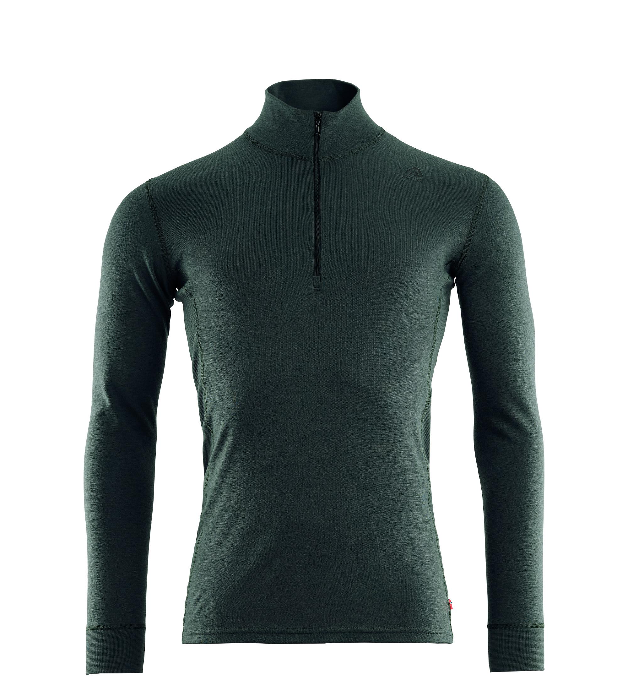 Aclima Aclima Warmwool Mockneck Mens Green Gables 101736 Platou Sport 1