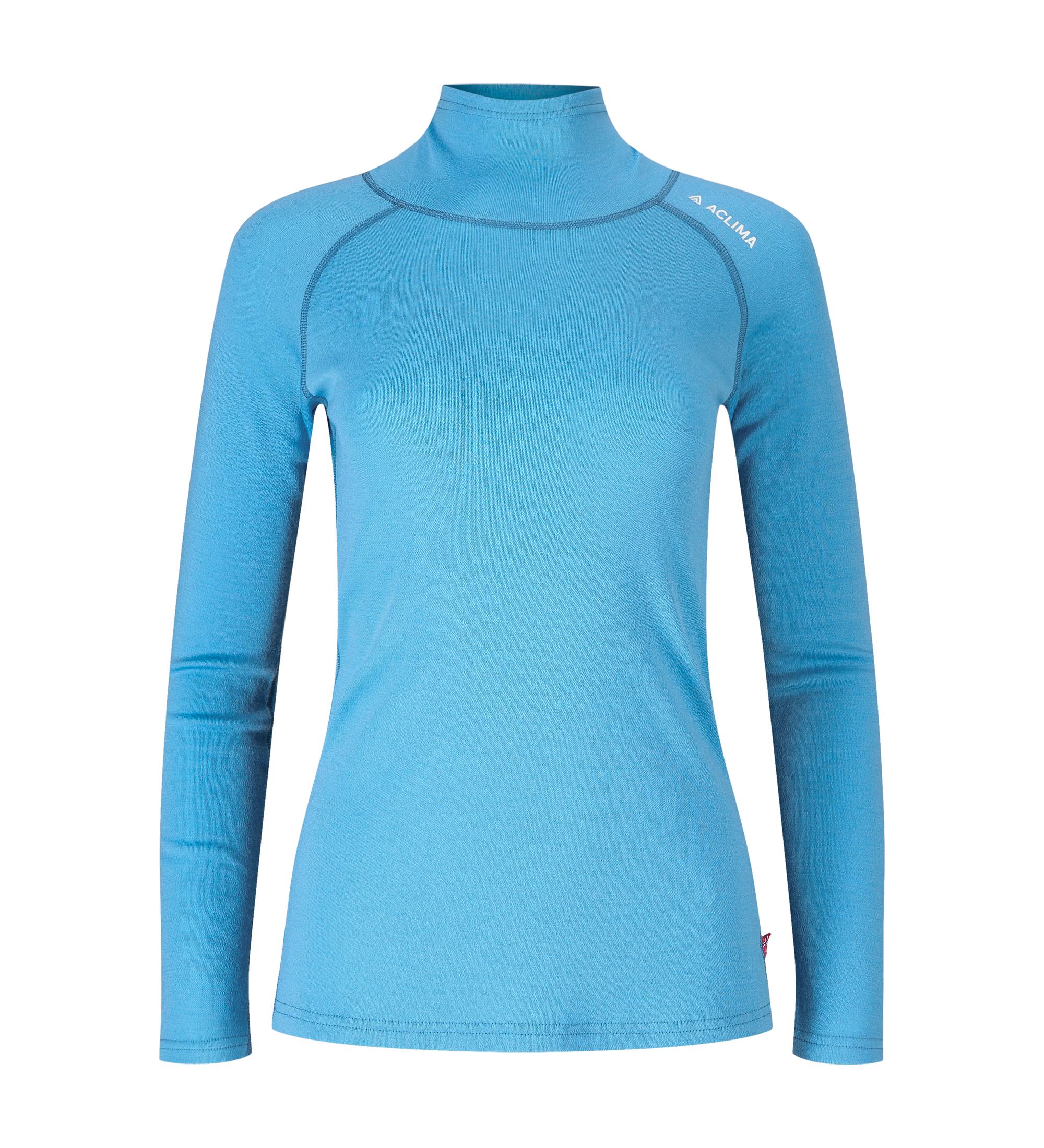 Aclima Aclima Warmwool Roll Neck Womens Niagara 109915 Platou Sport 1