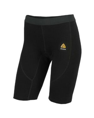 Aclima Warmwool Shorts Long Womens Jet Black