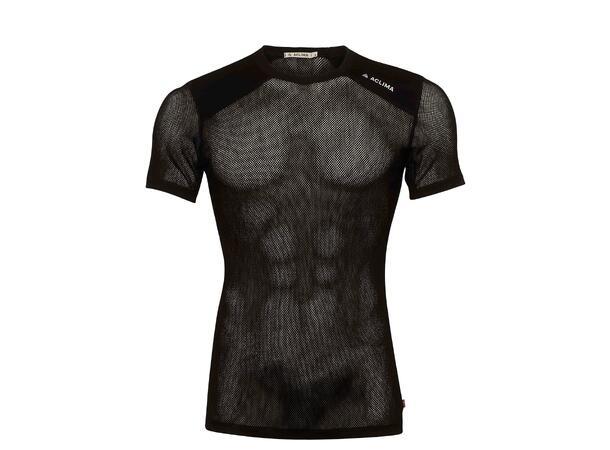 Aclima Aclima Woolnet Light T-Shirt Mens Jet Black 108100 Platou Sport 1