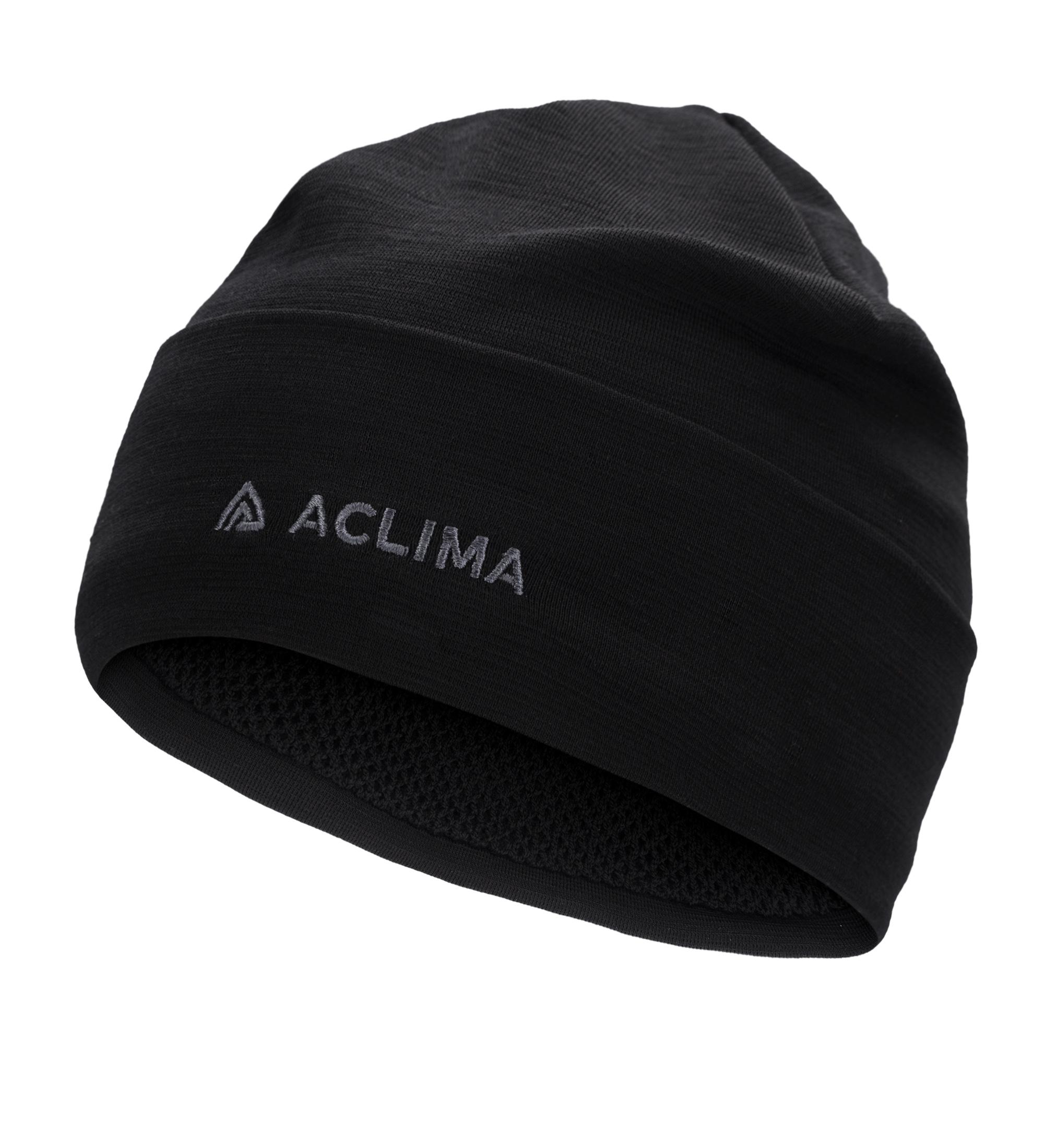 Aclima Aclima Woolnet Original Beanie Unisex Jet Black 109916 Platou Sport 1