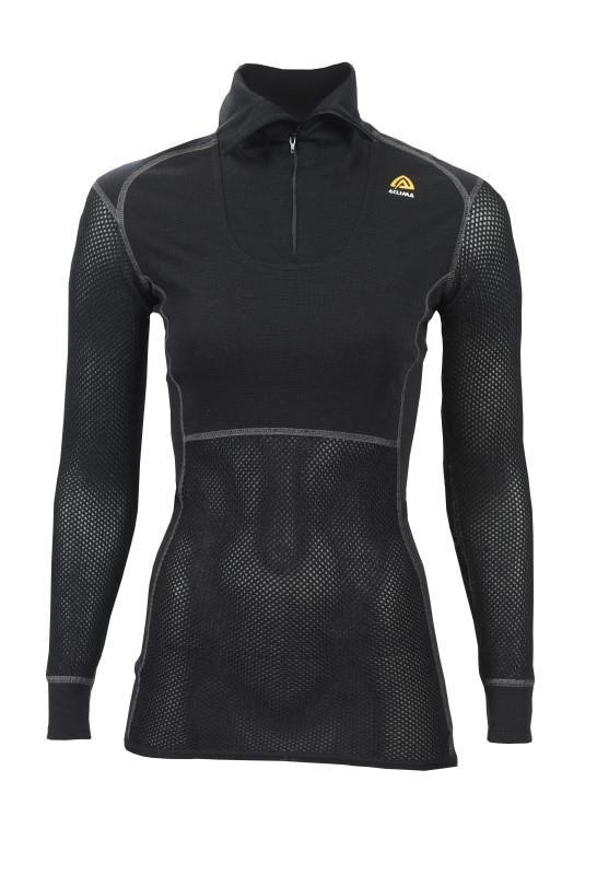 Aclima Aclima Woolnet Original Polo Womens Jet Black S-U512WN1W Platou Sport 1