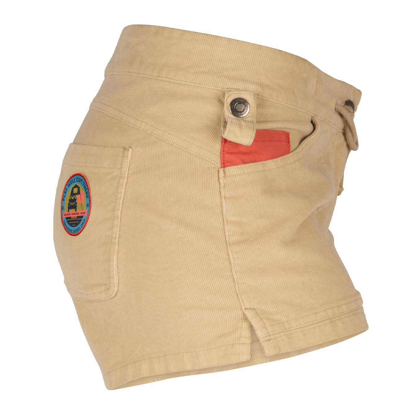 Amundsen Sports Amundsen 3incher Concord Garment Dyed Shorts Womens Desert WSS59.1.620 Platou Sport 5