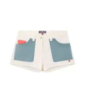 Amundsen 3incher Field Shorts Womens Offwhite/Stormy Blue
