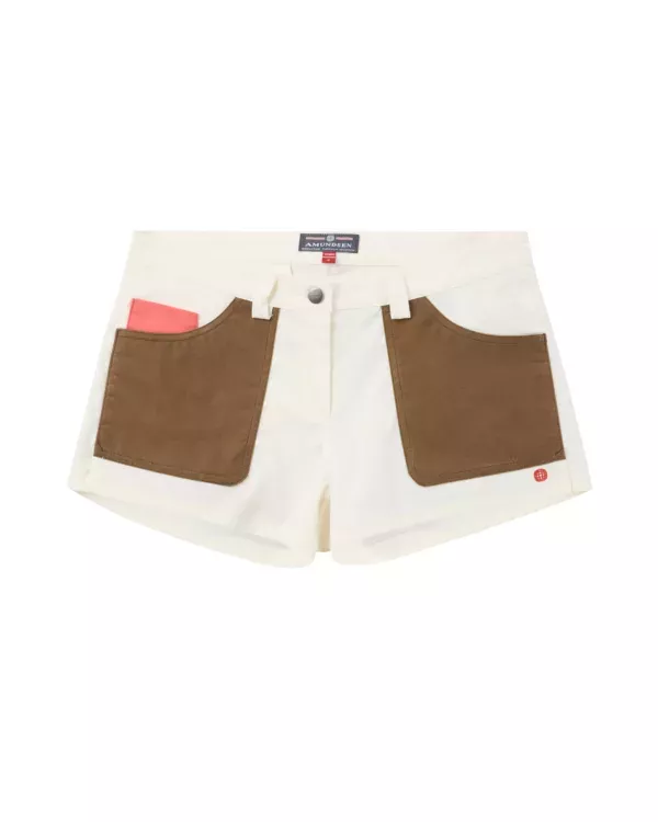 Amundsen Sports Amundsen 3incher Field Shorts Womens Offwhite-Tan WSS80.1.010 Platou Sport 1