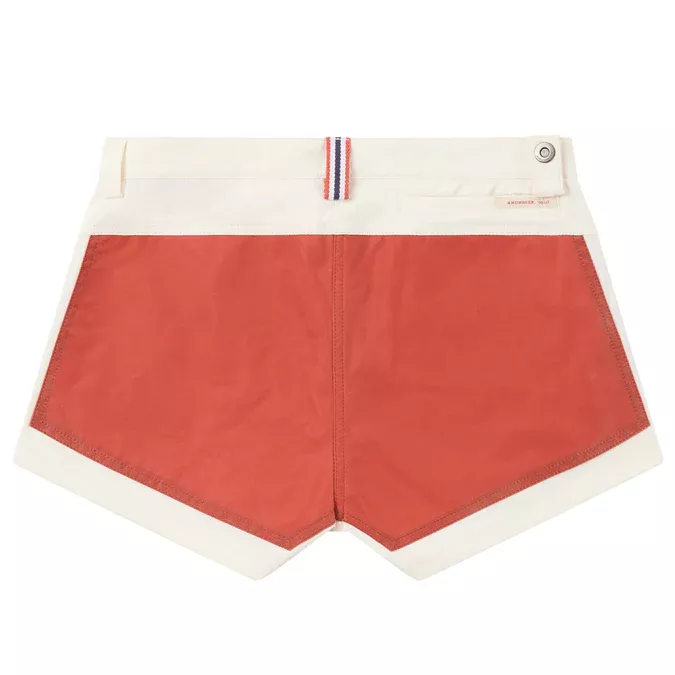 Amundsen Sports Amundsen 3incher Field Shorts Womens Offwhite-Terra Red WSS80.1.015 Platou Sport 2