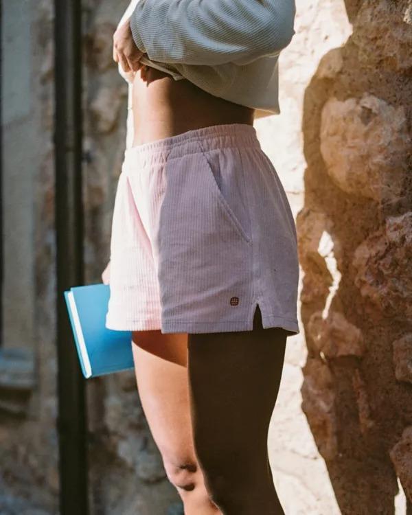 Amundsen Sports Amundsen 4incher Comfy Cord Shorts Womens Blush Pink WSS63.1.183 Platou Sport 7