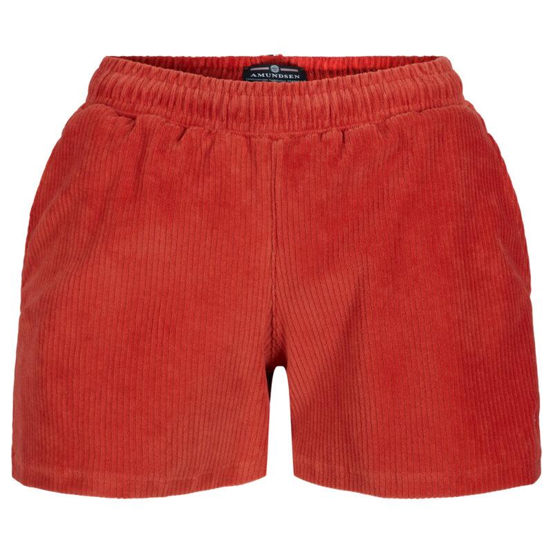 Amundsen Sports Amundsen 4incher Comfy Cord Shorts Womens Red Clay WSS63.1.165 Platou Sport 2