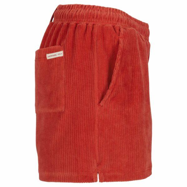 Amundsen Sports Amundsen 4incher Comfy Cord Shorts Womens Red Clay WSS63.1.165 Platou Sport 6