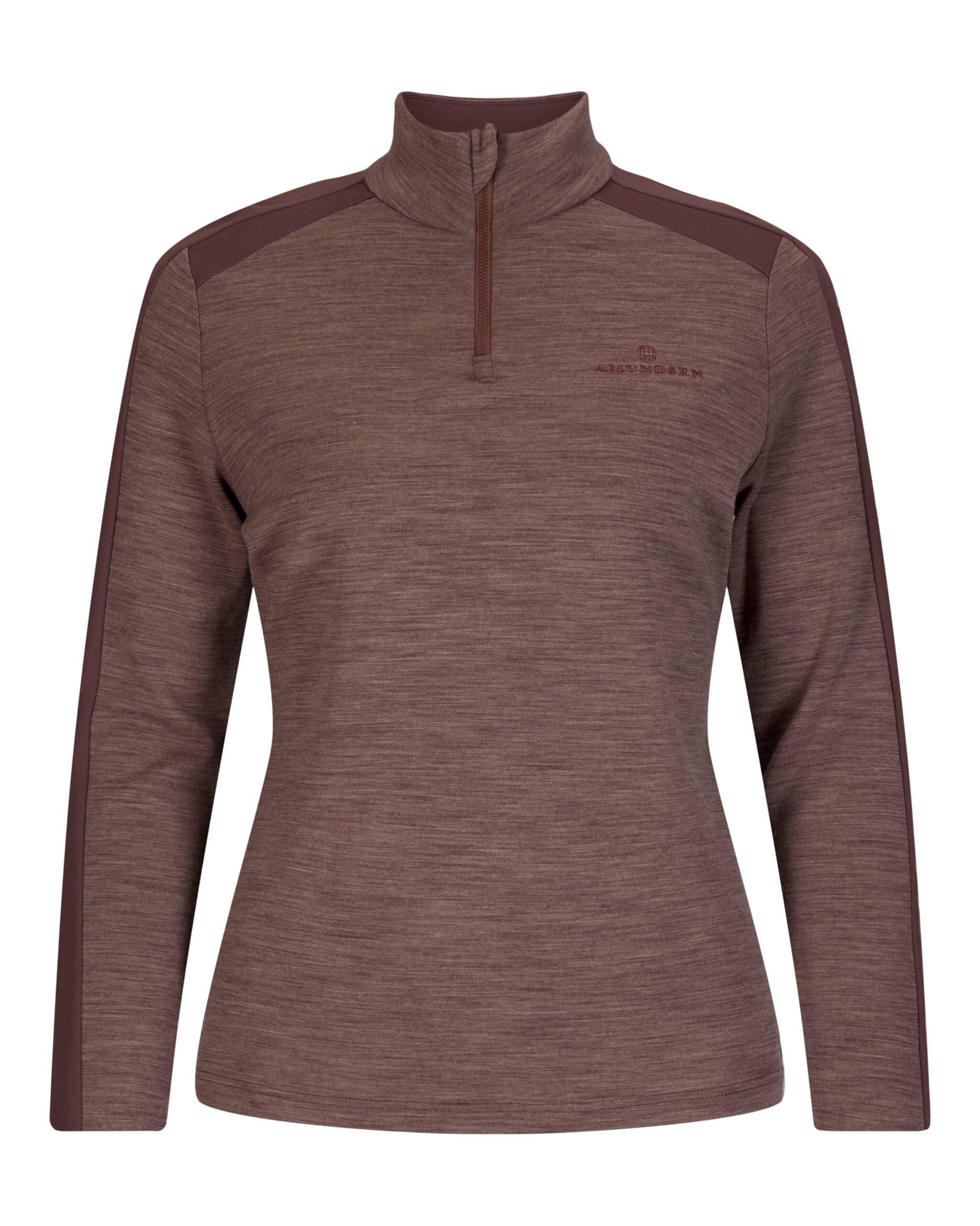 Amundsen Sports Amundsen 5Mila Half Zip Womens Faded Heather WSW08.2.173 Platou Sport 3