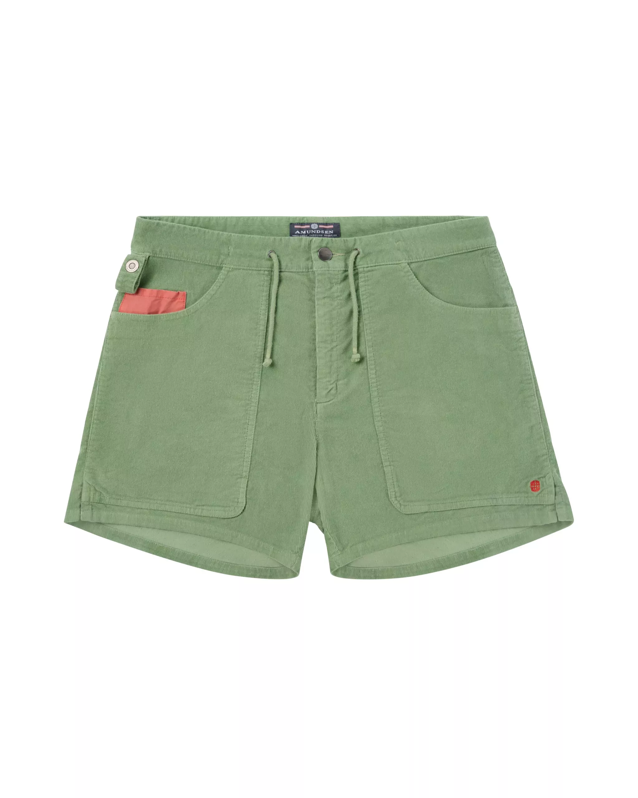 Amundsen Sports Amundsen 5incher Concord Garment Dyed Shorts Mens Willow Green MSS59.1.401 Platou Sport 1