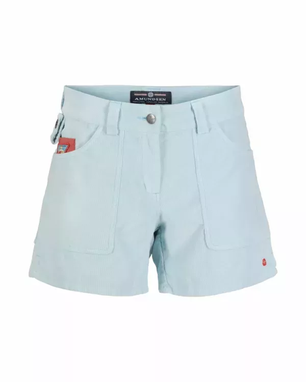 Amundsen Sports Amundsen 5incher Concord Garment Dyed Shorts Womens Faded Blue Sky WSS60.1.543 Platou Sport 1