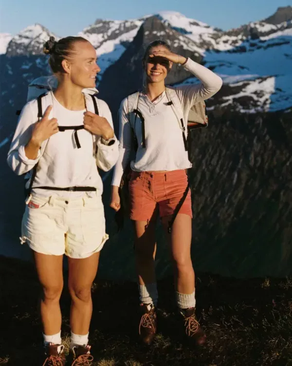 Amundsen Sports Amundsen 5incher Concord Garment Dyed Shorts Womens Faded Blue Sky WSS60.1.543 Platou Sport 2