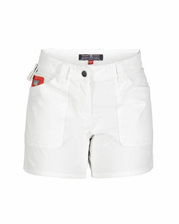 Amundsen Sports Amundsen 5incher Concord Garment Dyed Shorts Womens White WSS60.1.001 Platou Sport 1