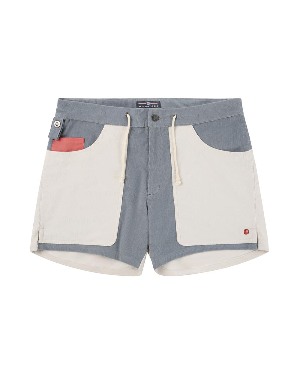 Amundsen Sports Amundsen 5incher Concord Shorts Mens Stormy Blue-Natural MSS51.2.530 Platou Sport 1