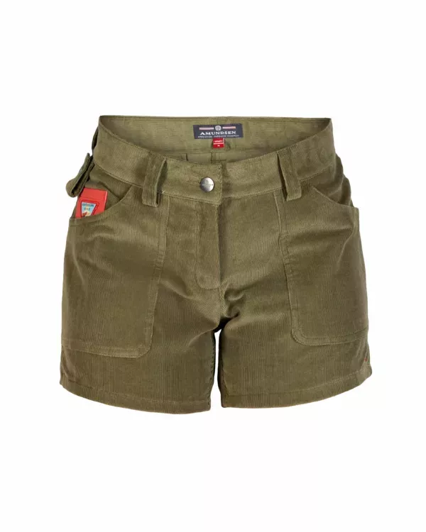 Amundsen Sports Amundsen 5incher Concord Shorts Womens Olive Ash-Natural WSS54.1.407 Platou Sport 1