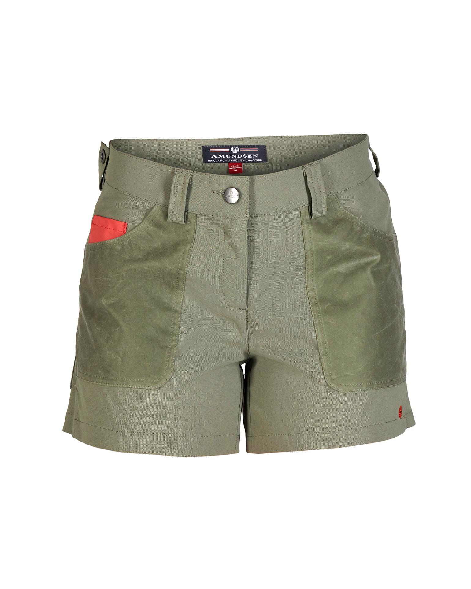 Amundsen Sports Amundsen 5incher Field Shorts Womens Blue Surf-Olive Ash WSS53.2.493 Platou Sport 1