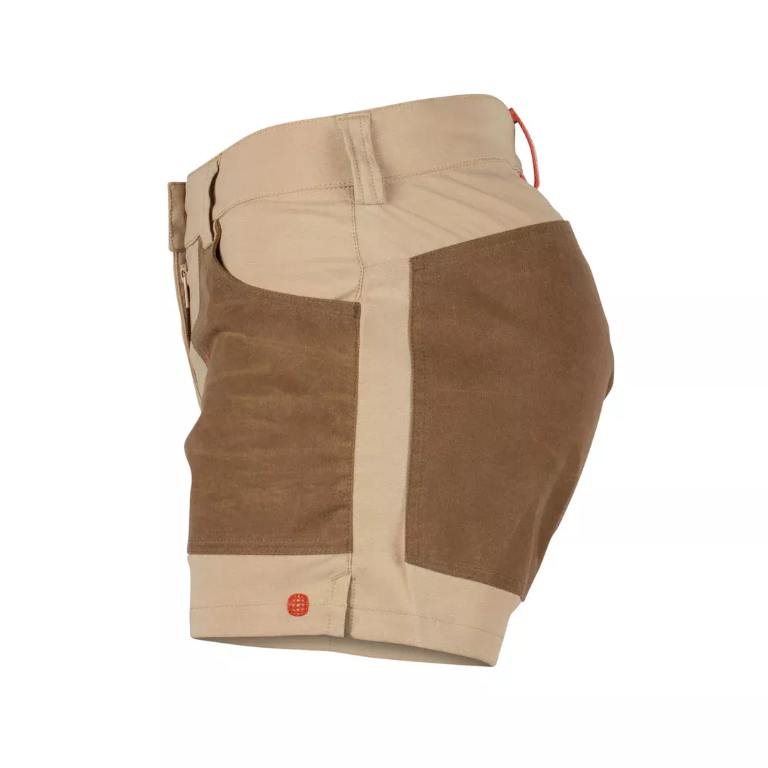 Amundsen Sports Amundsen 5incher Field Shorts Womens Desert-Tan WSS53.2.620 Platou Sport 3