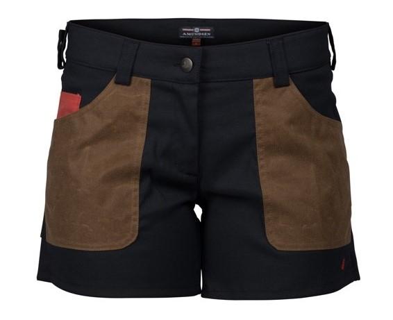 Amundsen Sports Amundsen 5incher Field Shorts Womens Faded Navy-Tan WSS53.2.590 Platou Sport 2