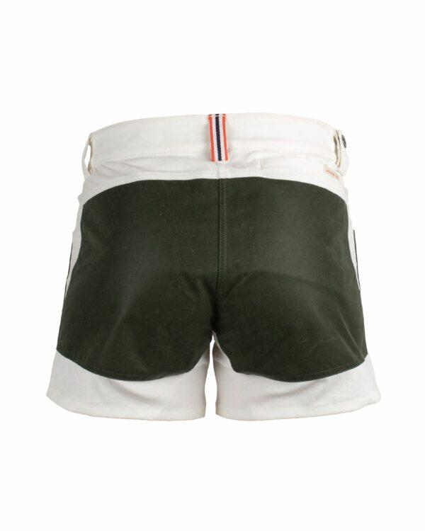 Amundsen Sports Amundsen 5incher Field Shorts Womens Offwhite-Green WSS53.2.012 Platou Sport 4
