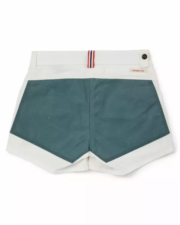 Amundsen Sports Amundsen 5incher Field Shorts Womens Offwhite-Stormy Blue WSS53.2.014 Platou Sport 5