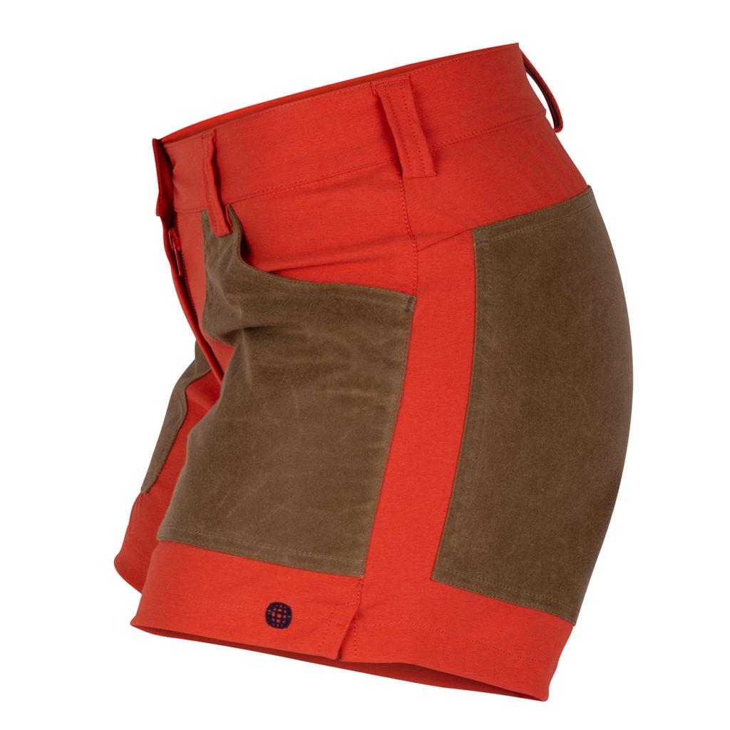 Amundsen Sports Amundsen 5incher Field Shorts Womens Red Clay-Tan WSS53.2.166 Platou Sport 3