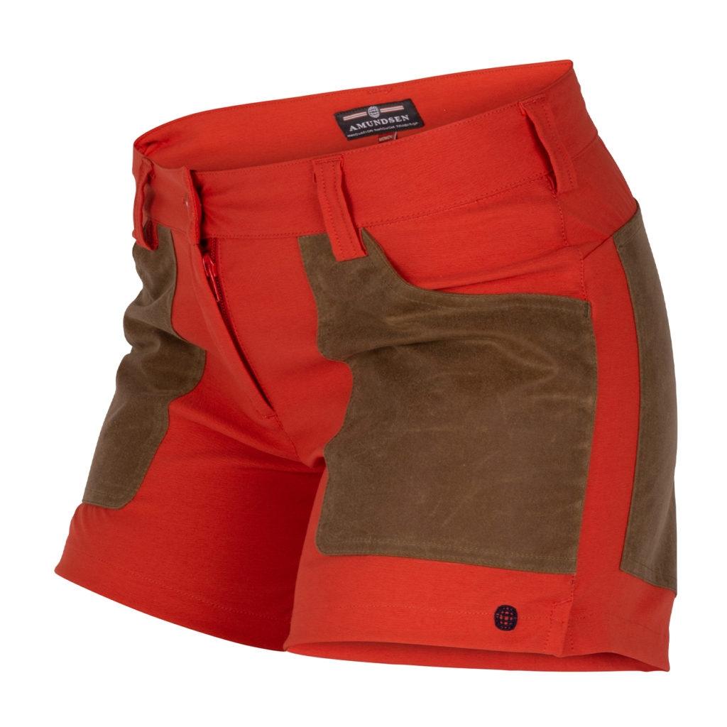 Amundsen Sports Amundsen 5incher Field Shorts Womens Red Clay-Tan WSS53.2.166 Platou Sport 6