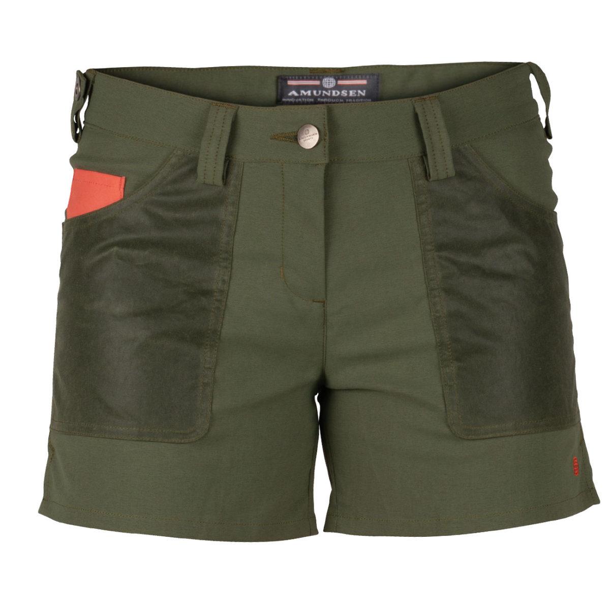 Amundsen Sports Amundsen 5incher Field Shorts Womens Spruce Green-Green WSS53.2.455 Platou Sport 1
