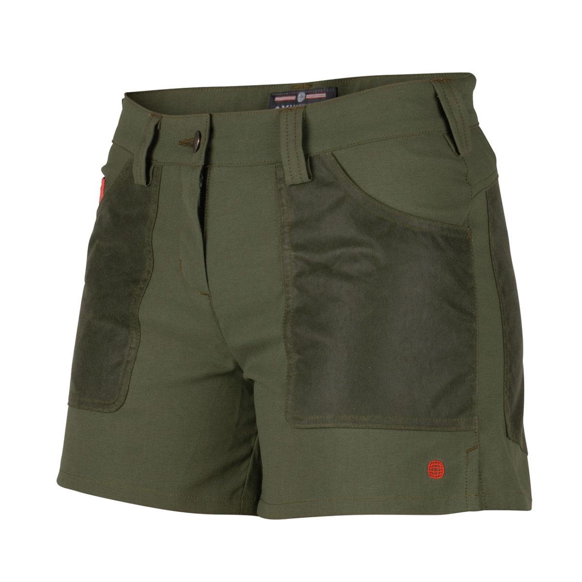 Amundsen Sports Amundsen 5incher Field Shorts Womens Spruce Green-Green WSS53.2.455 Platou Sport 3