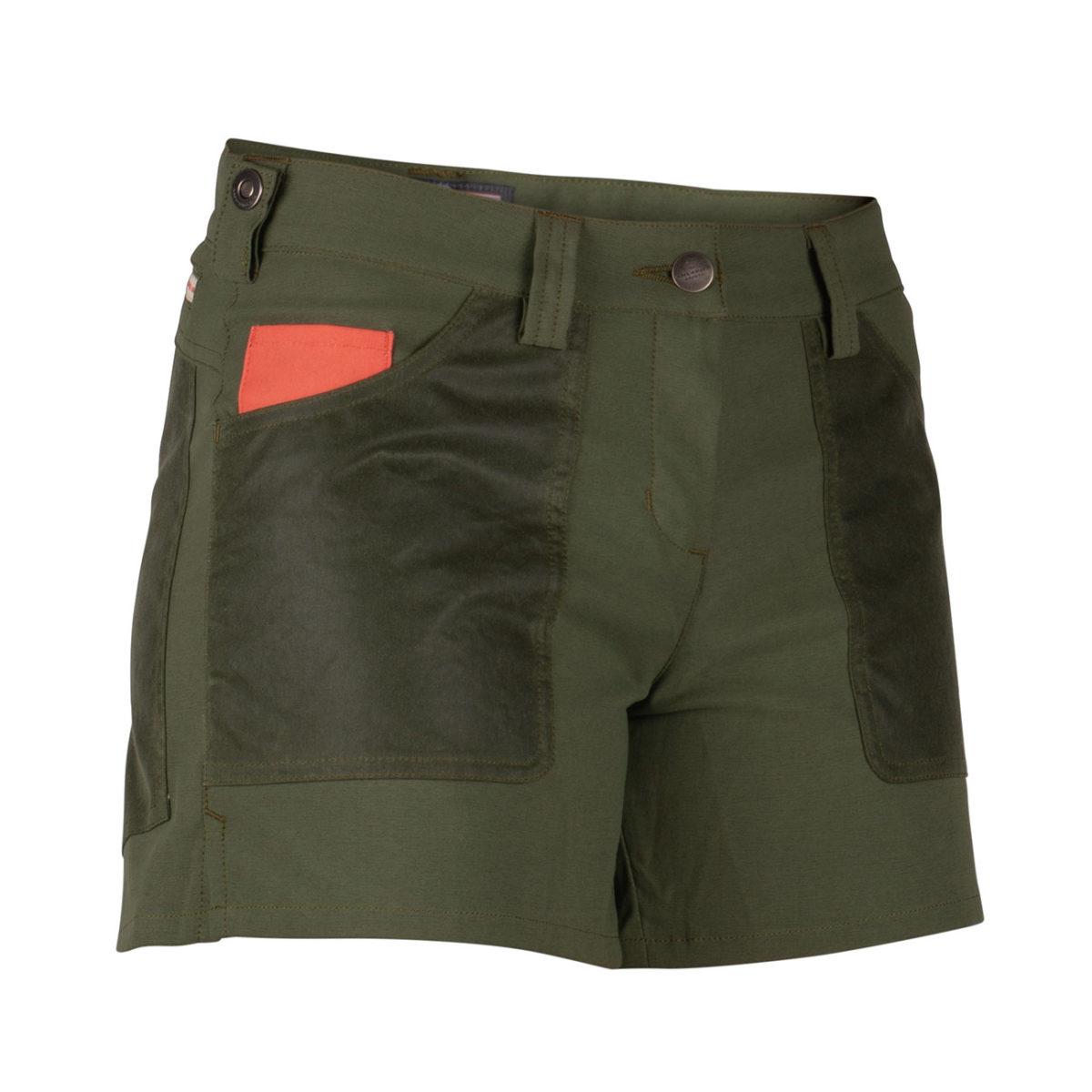 Amundsen Sports Amundsen 5incher Field Shorts Womens Spruce Green-Green WSS53.2.455 Platou Sport 4