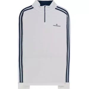 Amundsen 5mila Half-Zip Lines Mens White
