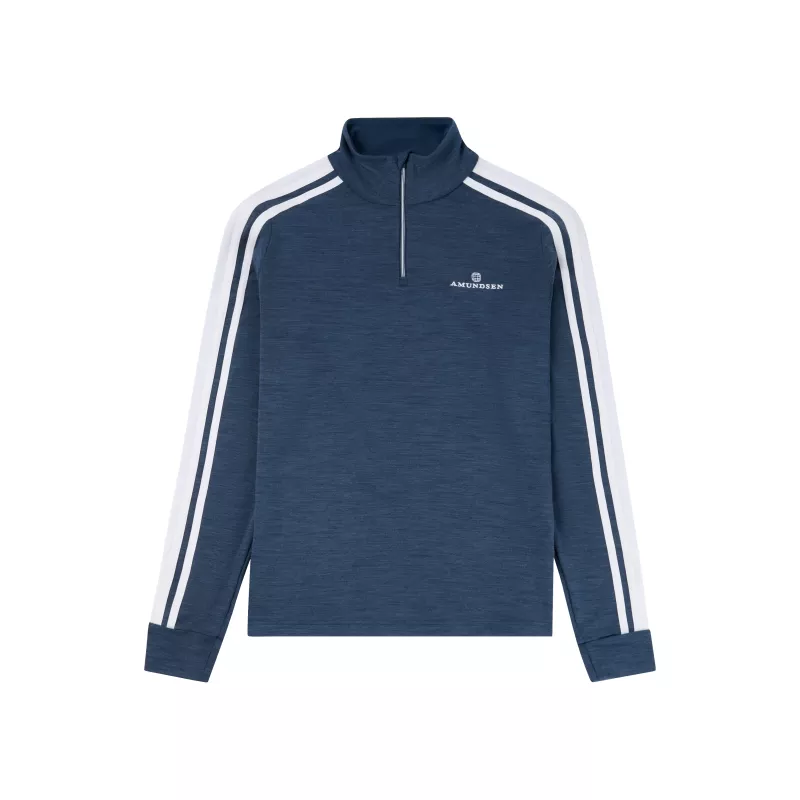 Amundsen Sports Amundsen 5mila Half-Zip Lines Womens Faded Navy WSW89.1.590 Platou Sport 1