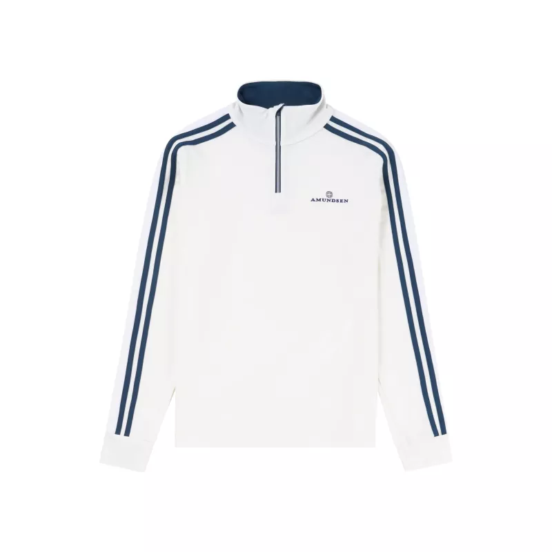 Amundsen Sports Amundsen 5mila Half-Zip Lines Womens White WSW89.1.001 Platou Sport 1