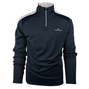Amundsen 5mila Half Zip Mens Faded Navy/Stripe