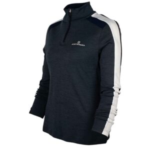 Amundsen 5mila Half Zip Womens Faded Navy/Stripe