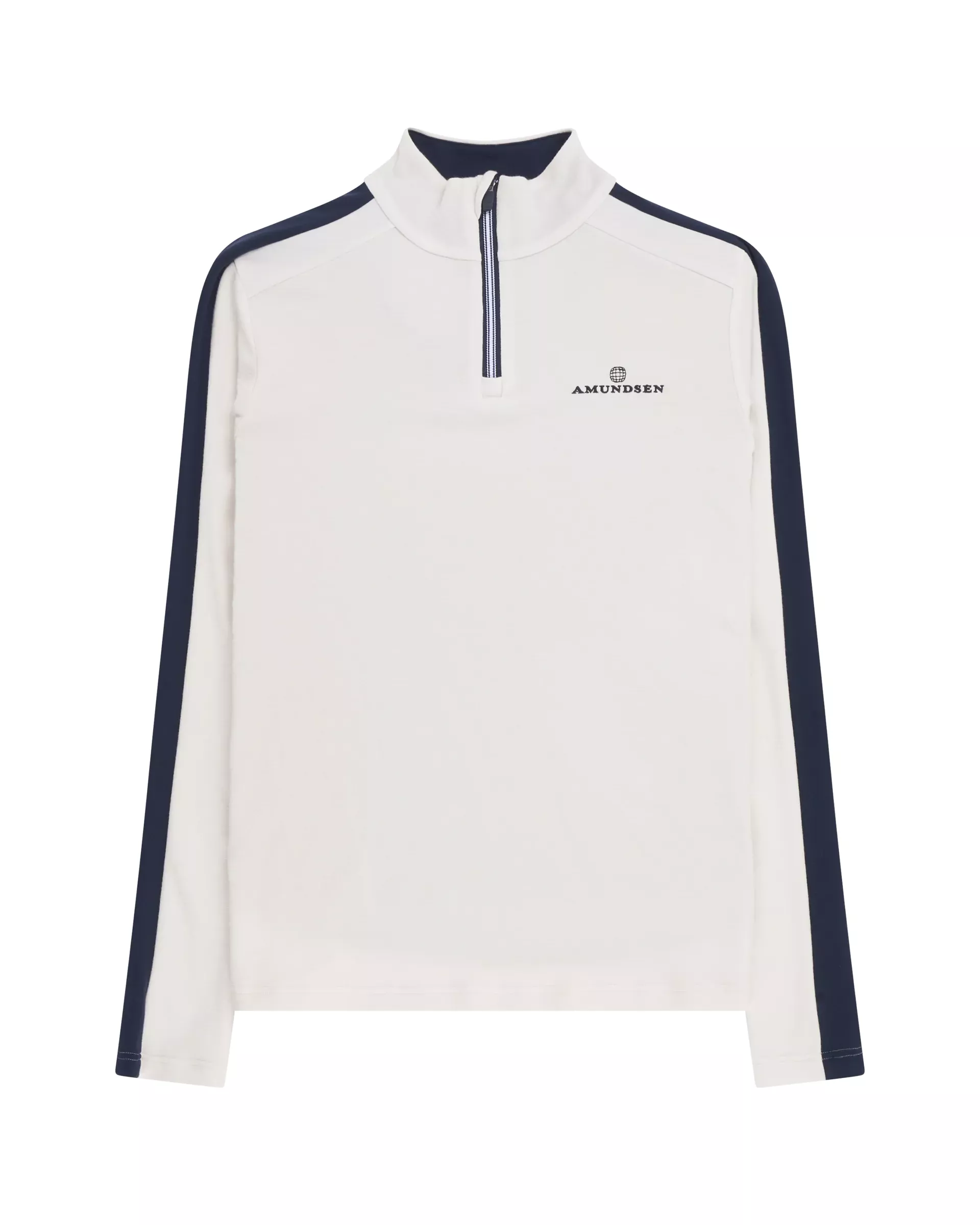 Amundsen Sports Amundsen 5mila Half Zip Womens White-Stripe WSW08.2.003 Platou Sport 2