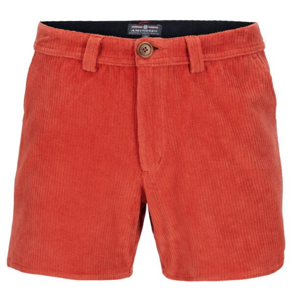 Amundsen Sports Amundsen 6incher Comfy Cord Shorts Mens Red Clay MSS75.1.165 Platou Sport 1