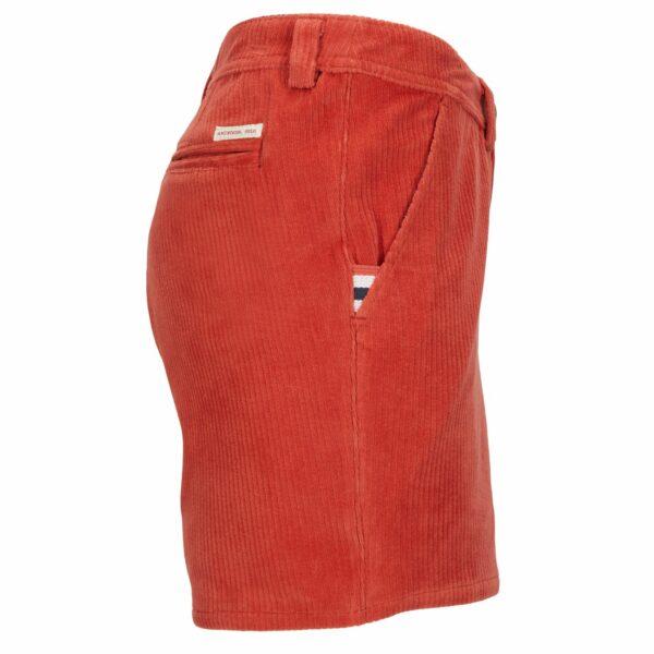 Amundsen Sports Amundsen 6incher Comfy Cord Shorts Mens Red Clay MSS75.1.165 Platou Sport 2