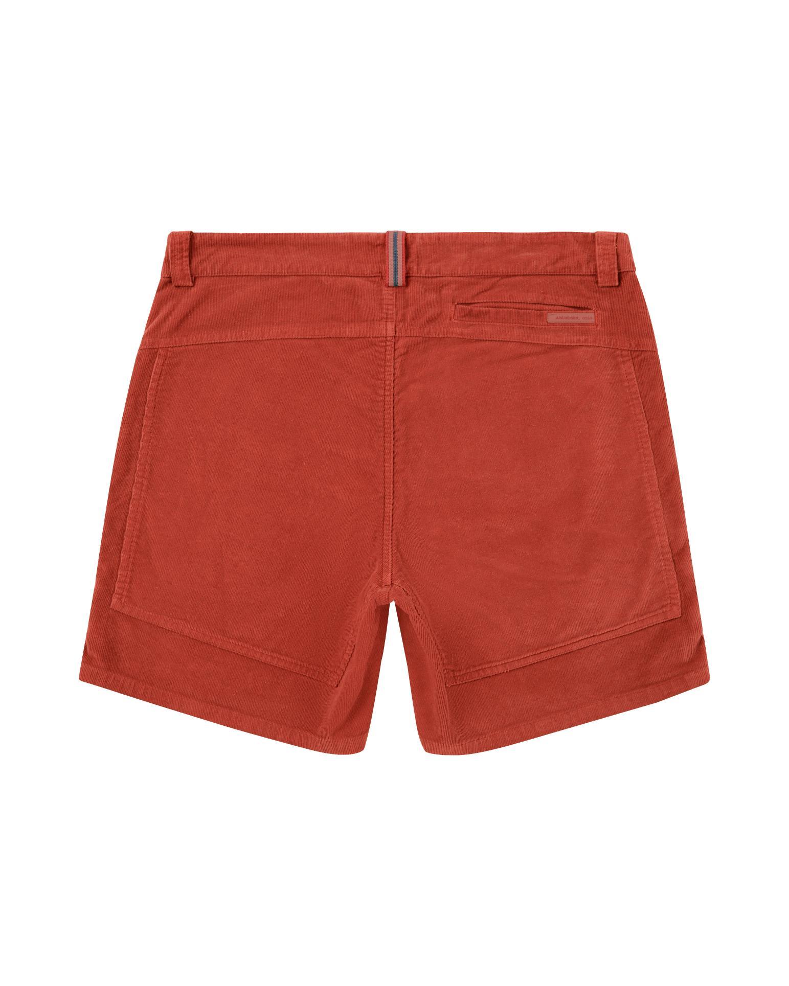 Amundsen Sports Amundsen 7Incher Concord Garment Dyed Shorts Mens Terra Red MSS60.1.164 Platou Sport 2